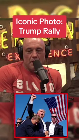 #short Iconic Photo of Trump Rally by photographer.                                 #joerogan #podcast #joeroganpodcast #shorts 