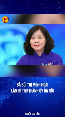 Bà Bùi Thị Minh Hoài làm Bí thư Thành ủy Hà Nội #buithiminhhoai #bithu #hanam #phunu #vna24h