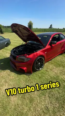 Mental turbo’d v10 bmw 1 series! i may or may not have had like 10 thachers by this point #bmw #v10engine #v10m5 #v10turbo #bmwv10 #fyp 