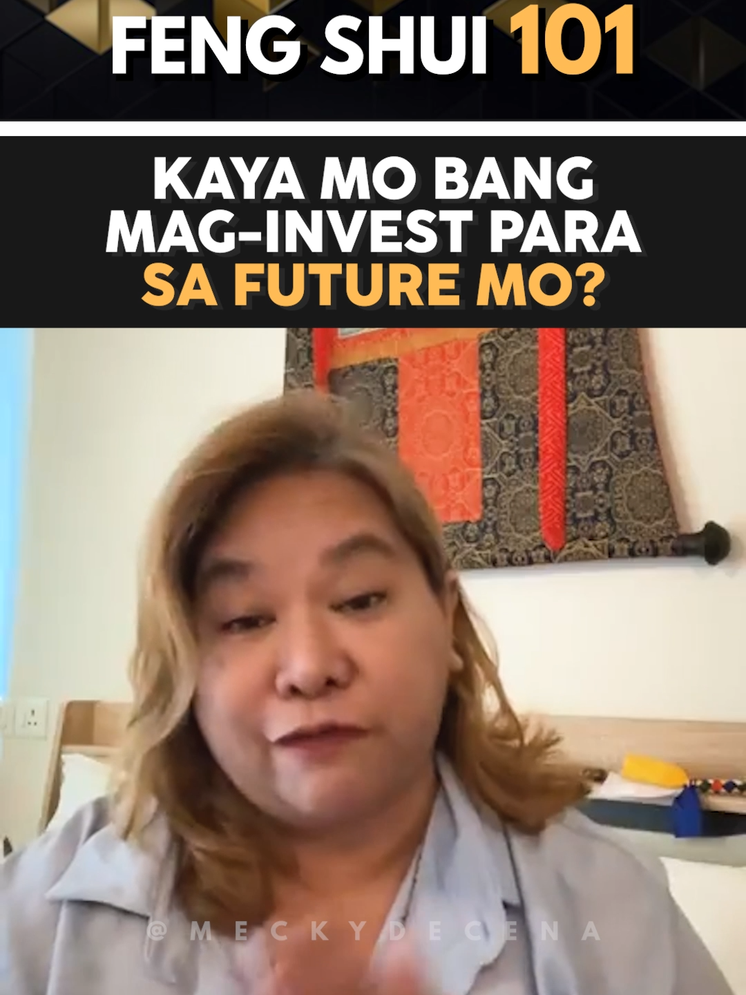 Kaya mo bang mag-invest para sa future mo? #roadtomillions #meckydecenaevent #fengshui #fengshuitips #ready2024withMGD #fengshui101withMGD #meckyourmove #meckydecena #meckyknows #hofsmanila #hofs #fyp #trendingnow #trending #motivational #lifecoach