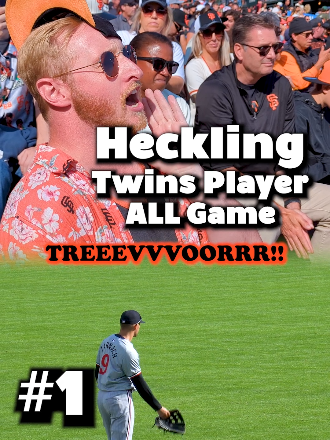 They don’t even have twins, we have twins #heckling #sfgiants #chirps #baseball #twins  @sfgiants @mntwins