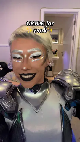 Space Karen Activated✨ #Vlog #starlightexpress #westend #grwm #makeup 