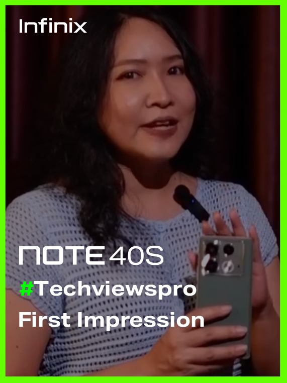 Infinix NOTE 40S ရဲ့ စတင်ဝယ်နိုင်ပြီနော်  Techview Pro First Impression ရဲ့ First Impression အပြည့်အစုံကို Techviews Pro official Page မှာကြည့်ရှုနိုင်ပါတယ်နော် #InfinixNOTE40S #fyp #TechviewsPro