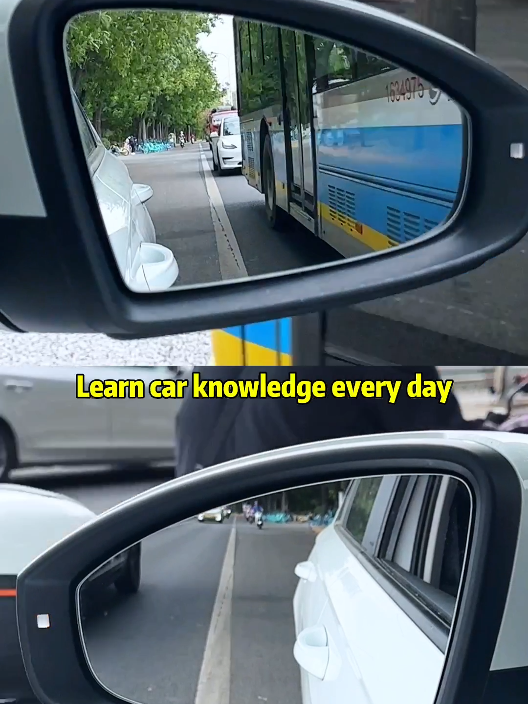 90% of experienced drivers don’t know how to adjust the rearview mirror!#tiktok#howto#cartok#car#automotive #driving #skills #knowledge #fpy #fyp #tips #foryou #carsoftiktok