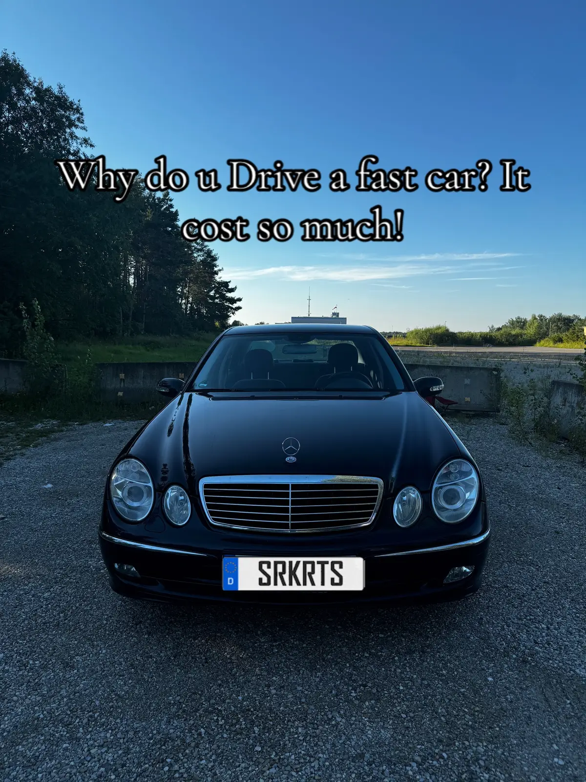 Why do i drive a fast car? #mercedesbenz #car #fast 