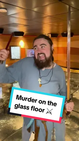 It’s murder on the GLASS floor… ⚔️🔥 #murderonthedancefloor #murder #dance #viking #vikings #history 