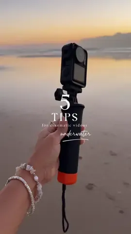 💦 5 Tips for cinematic underwater videos with the Osmo Action 4 1. Shoot 4k 120fps or 60fps for smooth slow motion 2. Turn noise reduction on for a cleaner image 3. Shoot D-Log M or Standard mode in 10 bit for improved dynamic range and more flexibility when colour grading 4. FOV: Wide. The wide FOV helps capture more of your surroundings, making it easier to frame shots when underwater. 5. RockSteady stabilization on the Osmo Action 4 takes away any shakiness resulting in amazing smooth footage. #osmoaction4 #ocean #underwater #videotips #cinematicvideo #osmo #creatortips 
