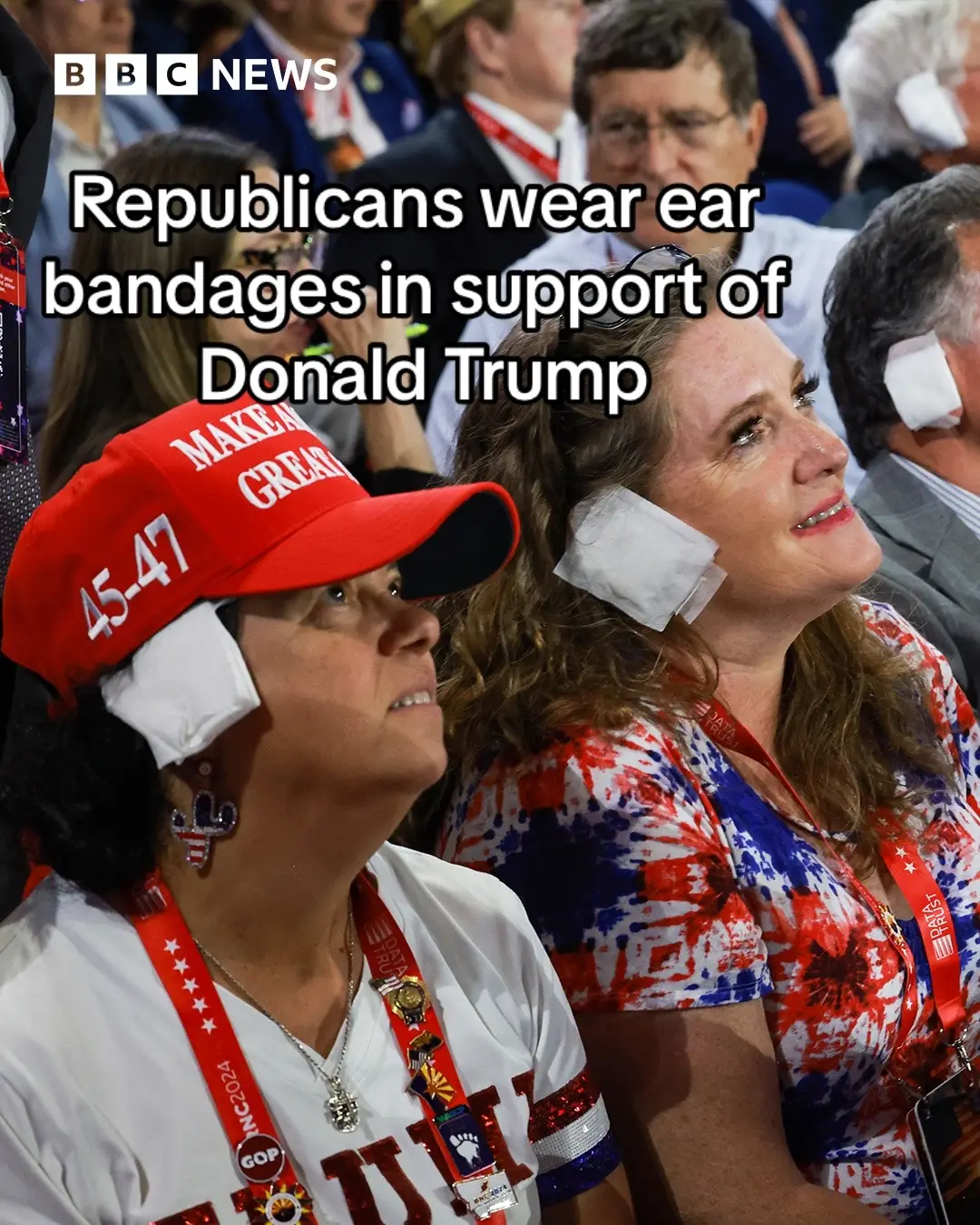 A new fashion trend has emerged at the Republican National Conference. #DonaldTrump #RepublicanNationalConvention #RNC #Republican #US #Politics #USPolitics #USElection #Milwaukee #News #BBCNews