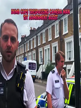 Dumb Cops Trespassing camera man 👮😒 #police #auditor #law #fyp #hdqgroup
