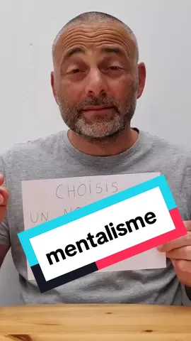 Nouvelle expérience de mentalisme pour lire dans tes pensées #mentalisme #mentaliste #liredanslespensées #magie #medium 