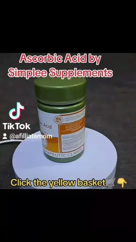 ✅ BUY NOW❗🛒🛍️👇 ✅ Simplee Ascorbic Acid/Vit-C Capsule Supplement 60capsules 500mg. #fyp #simpleesupplements #simplee #ascorbicacidsupplements #vitamins #vitaminsc 