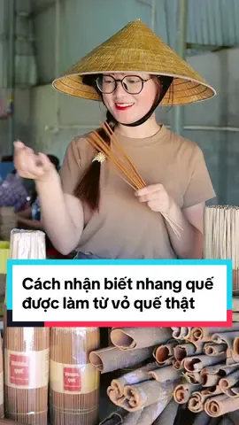 Cách nhận biết nhang làm từ vỏ quế 🍃 #nhangsach #nhang #thaomoc #nhangsachanan #tiktok 