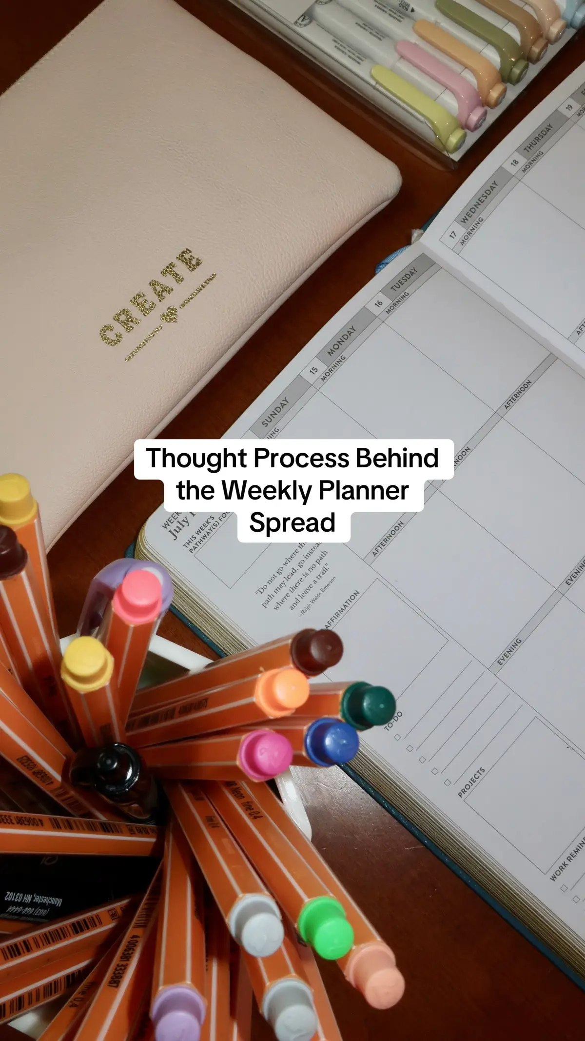 Ever wondered the thought process behind the weekly spreads? Here’s a little look 💭 #dealsforyoudays #zebramildliners #planwithme #doodles #thoughtprocess #2024planner #SmallBusiness 