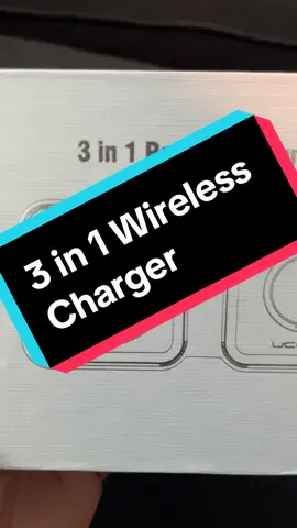 I was sold as soon as I opened the box because why don’t these other electronics include the charger box anymore 😭  #wirelesscharger #3in1 #3in1charger 
