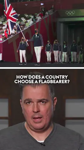 How do countries choose their flagbearers at the Olympics?  #olympics #flags #countries