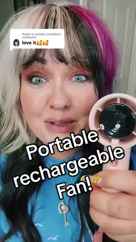Replying to @amelia_love066 saving summer for me!! 😍 this is close to me at all times! Haha #BestFriends  #portablefan #Summer #hotout #toohot #rechargeable #rechargeablefan #dealsforyoudays #necessity #menopausesupport #hotflashes #keepcool #howtokeepcool #savingsummer #gifted 
