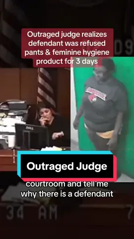 A Kentucky judge berated jail administrators when a woman detainee was brought into a courtroom for sentencing, appearing to have on a long shirt and no pants, complaining that she had not received a jail jumpsuit or feminine hygiene products since she was taken into custody. #truecrime #investigation #caughtontape #murdertapes #bodycam #confessions #911calls #killer #mrscaremeister #shocking #murder 