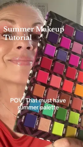 Love Tahiti by @BPerfect Cosmetics It makes you feel like your on holiday!  #summermakeup #makeuptutorial #eyeshadowtutorial #eyeshadowpalette #bperfectcosmetics #contentcreator #fyp 