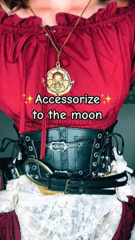 As soon as I saw this dress on the TikTok shop, I knew I had to transform it into a Pirate Queen cosplay!  ... ... #ad #renaissance #piratecore #piratequeen #renfest #diypiratecostume #diycosplay #renfaireoutfit #renfaire #renaissancefaire #piraterenfaire #piratedress #piratecorset #fyp 
