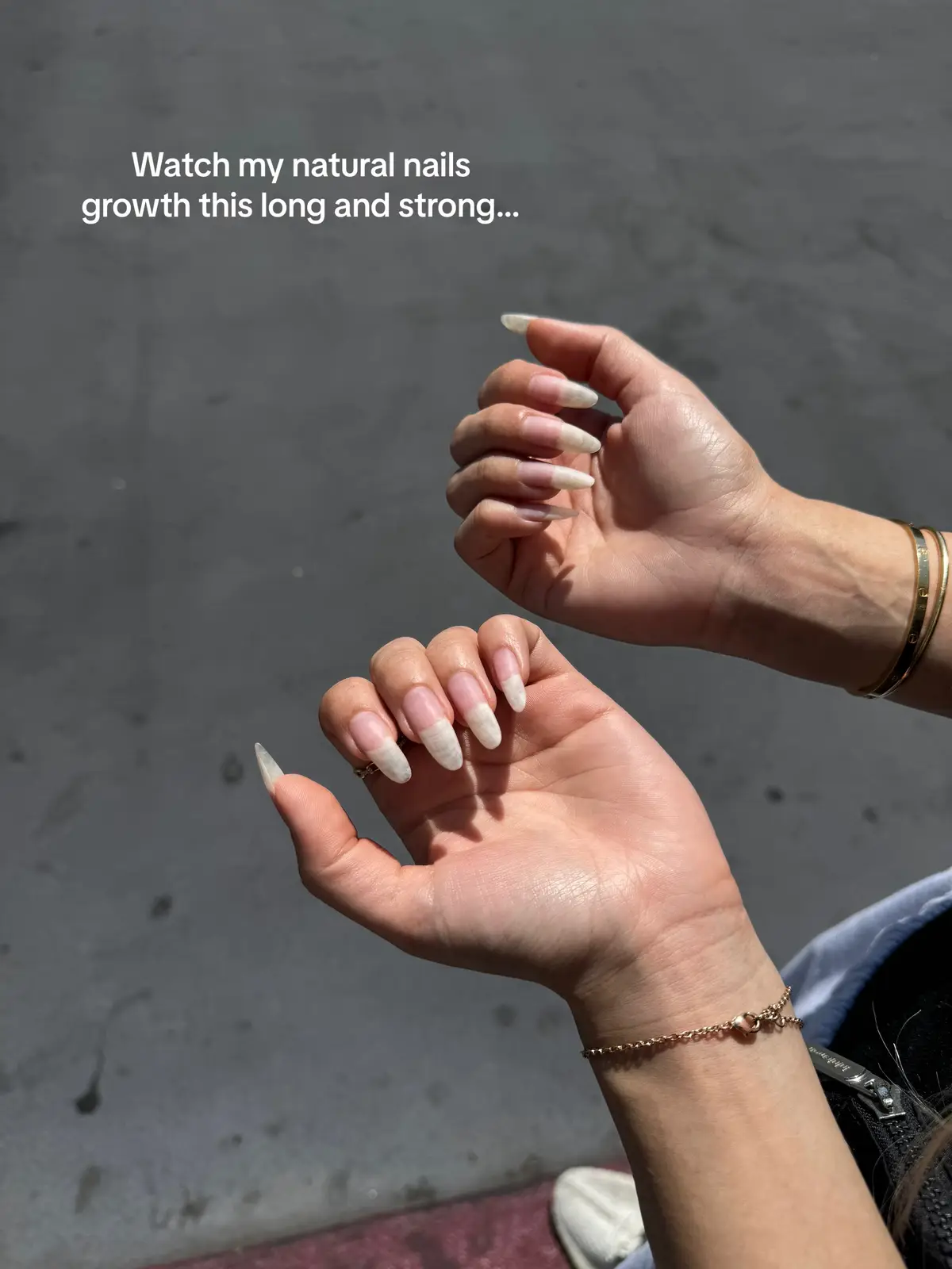 Ladies, you NEED this 🥹💅 #fyp #foryou #nails #transformation #longnails #nailtok #nailgrowthoil #cuticleoil #nailgrowth 