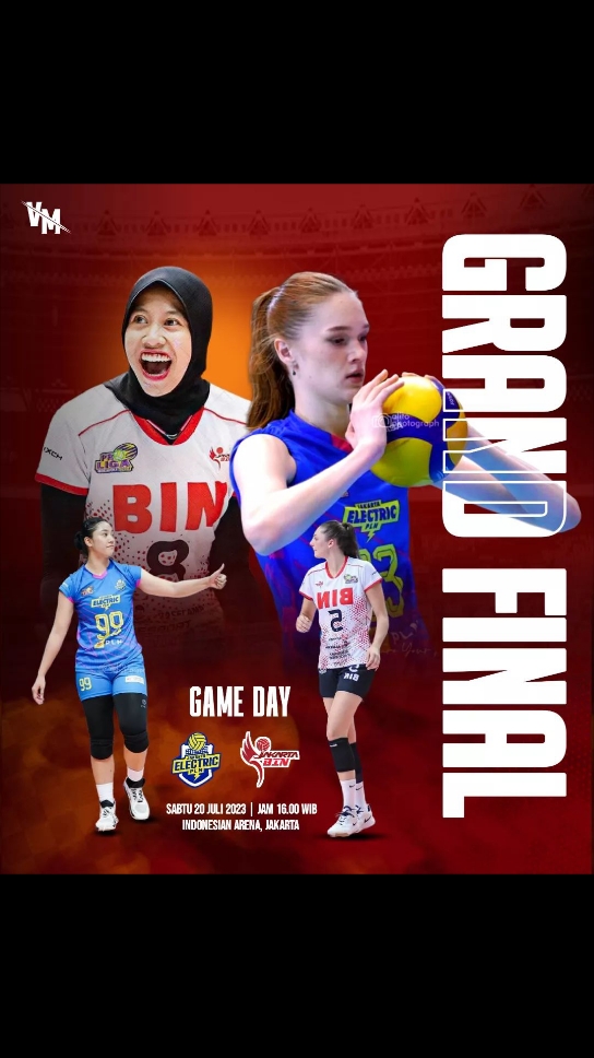 Berharap BIN menang.. Tapi andakan kalahpun aku tetep fans Mega 🤗😍 #indonesia #volleyball #volleyball #proliga #bin #jep #mega #megawatihangestri #yolla #grandfinal 