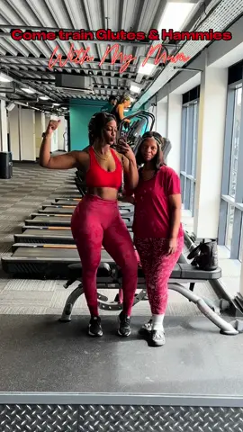 Gym day with mumma 🫶🏾🤝🏾  #fitnesstiktok 