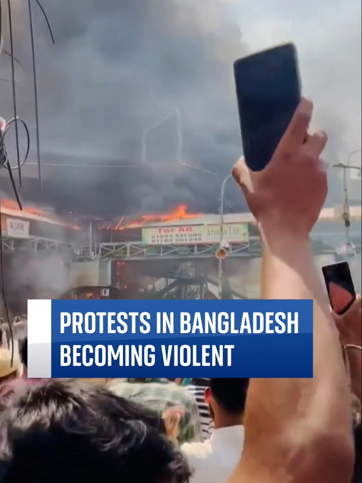 There have been multiple deaths during the nationwide riots in #Bangladesh, with police cutting mobile internet services to try and deter protests