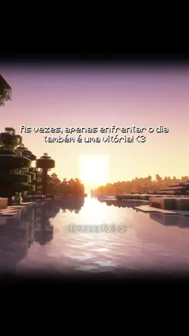 Você é um vencedor... #vida #fyp #Minecraft #reflexão #c418 