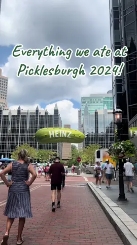 The best weekend in Pittsburgh! #pittsburgh #picklesburgh2024 #pickles #everythingpickles #boulevardoftheallies #Heinz #pittsburghpa #picklepizza #pickleonastick 