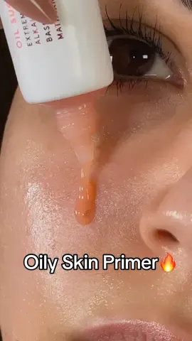 This oil sucking primer was here to SERVE @ONE SIZE BEAUTY #OILSUCKERPRIMER #ONTILDAWN #oilyskin #oilyskintips #oilyskinhacks #OneSizePartner