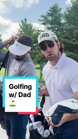 Nothing like quality time on the greens with Dad ⛳️ 📹: @naveedkoval  #FatherSonBonding #GolfLife #MakingMemories