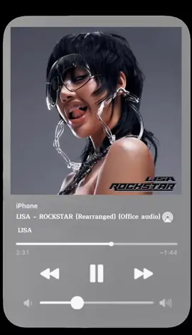 LISA - ROCKSTAR (Rearranged) (Office audio) #lisa#blink#bielpink15_ofc#rockstar @LISA