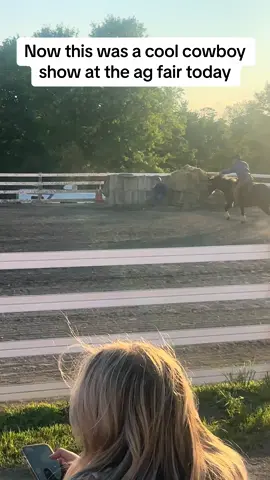 Western riders as cowboys and cowgirls competed in a shooting riding competition and it was quite a show. #cowboy #cowgirl #westernriding #shooter #fair #horse 