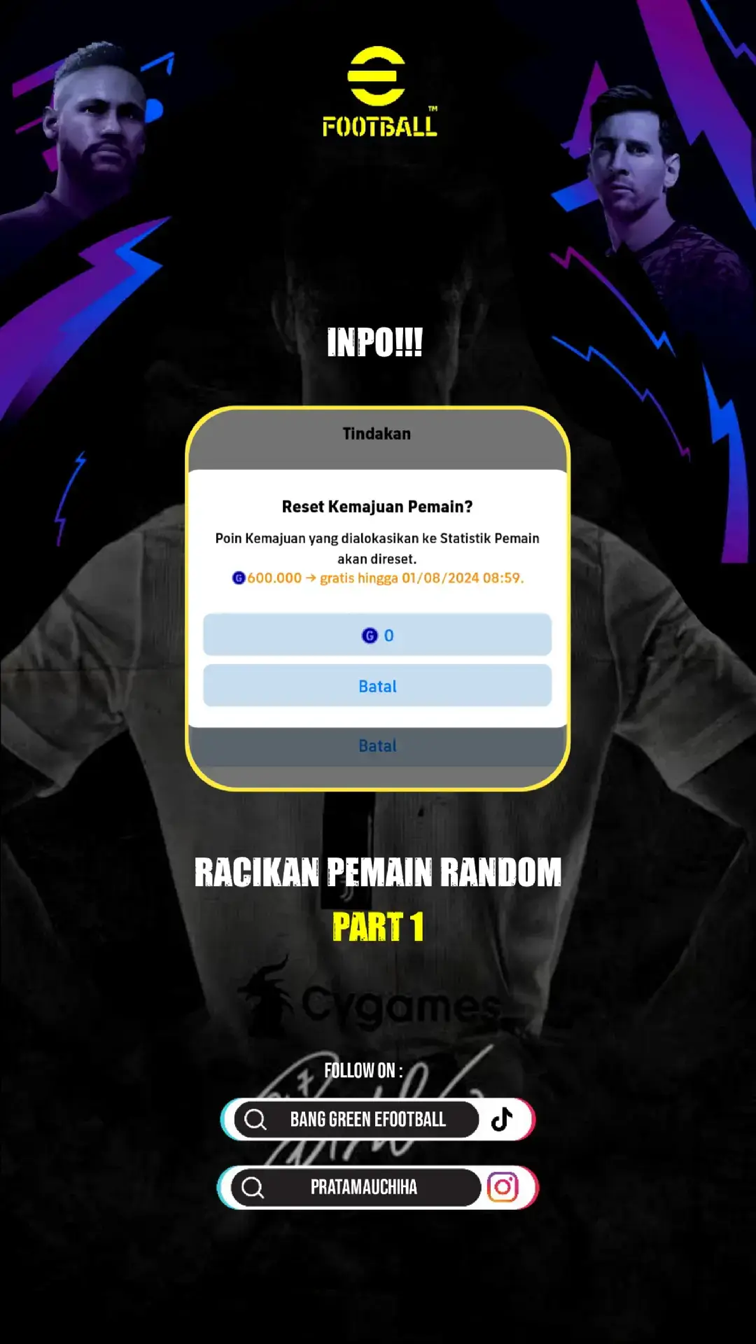 Mari kita racik-meracik seperti biasanya ☺ #tipsandtricks #racikanpemainefootball #xybca  #efootball #pes #efootballmobile2024 #dreamteam 