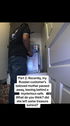 Part 2: Recently, my Russian customer's beloved mother passed away, leaving behind a mysterious safe.  What do you think? did she left some treasure behind? #belovedmother #mystory #part2 #treasure #jewelry  