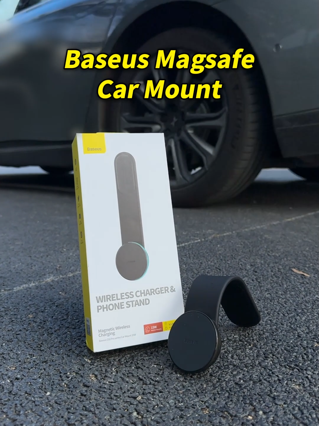 Keep the power on, keep navigating. #baseus #carmount #magnetic #C02pro #wirelesscharger