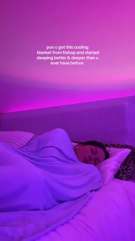 hot sleepers get it. this blanket stays so cold 🥶 #sleep #relax #ChampionBTC #fypp 