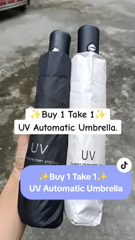 Oh, tag-ulan na ha. Kaya kung wala ka pa nitong UV automatic umbrella, umorder kana. buy 1 take 1 na yan 🥰  #uvautomaticumbrella #uvumbrella #uvumbrellaautomatic #buy1take1automaticumbrella 