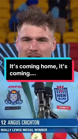 It’s coming home, it’s coming…. #nrl #nrltiktok #nrlhighlights #StateOfOrigin #rugbyleague #sport #nz #nztiktok #polytiktok #nrledits #nsw 