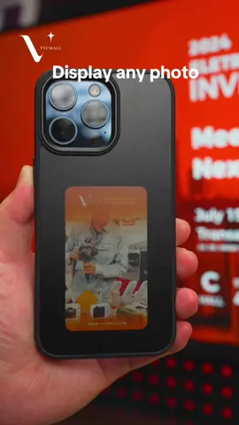 Great moment at Eletrrolar Show 2024 in Sao Paulo Brazil - show directly on the case - E ink case #phonecover #phonecase #tvcmallcases #wholesale #dropshipping #foryou #foryourpages #phoneaccessories #viral 