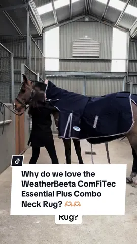 So many reasons to love WeatherBeeta’s ComFiTec Essential Plus Combo Neck Rug 💙 Shop in-store and online. #weatherbeeta #horseland #horserug #winter #horseriding #horsesoftiktok 