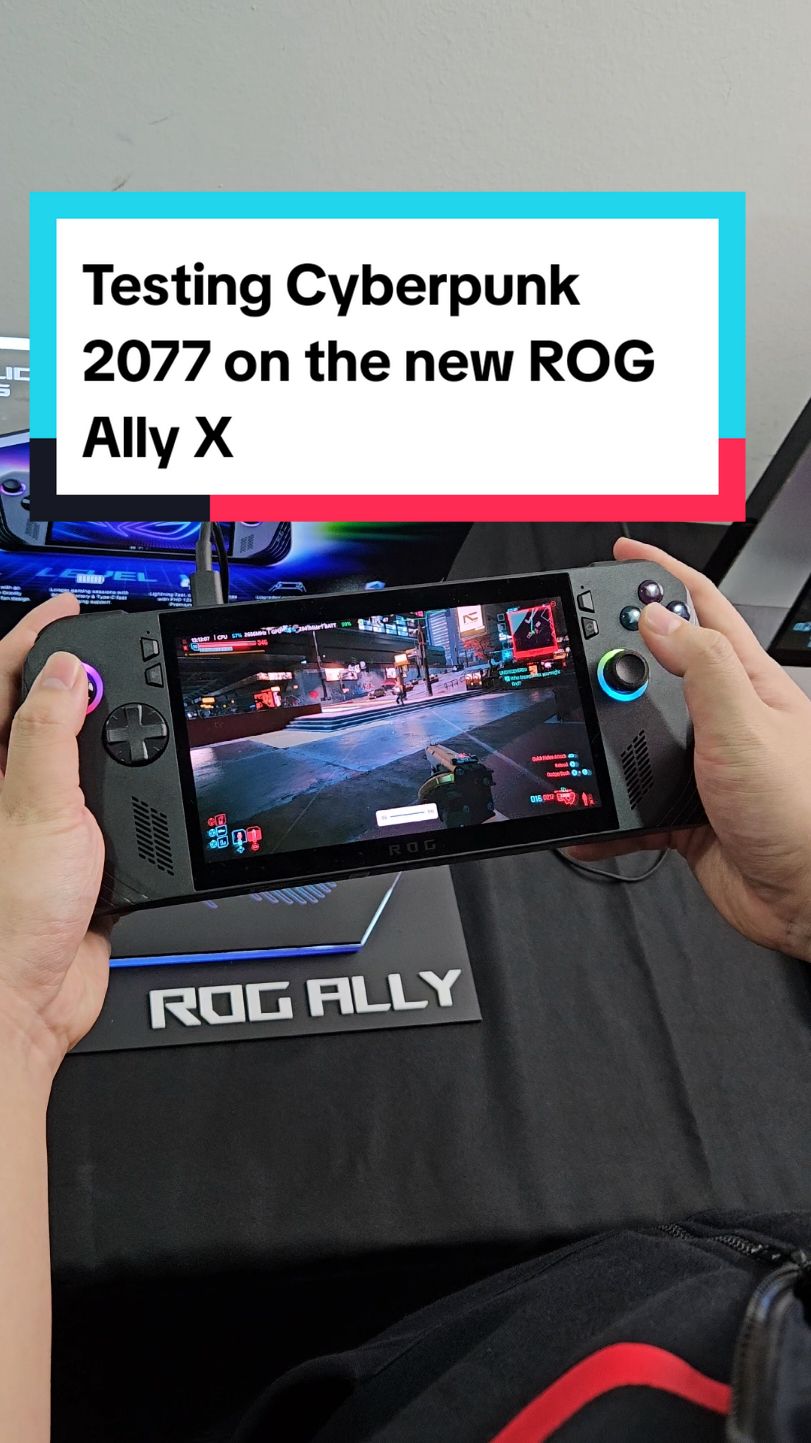 Hands-on with the new ROG Ally X thats coming to Malaysia priced at RM4,299! #fyp #gaming #cyberpunk2077 #rogally #rogAllyX #tech #fyp #gaming #asus #republicofgamers #malaysia #techtok 