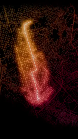 A* (A-Star) Pathfinding Algorithm Visualization on a Real Map #math #simulation #pathfinder 
