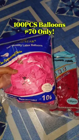 100PCS BALLOONS ₱70 only!🤩❤️ Mii ang mura maganda din ang quality 🥰💖 #balloon #balloons #partyneeds #affordable #affiliatemarketing #affiliate #affiliatetiktok #affiliatemom #fyp #fypシ #fypシ゚viral #foryou #foryoupage #foryourpage #foryoupageofficiall #foryoupage❤️❤️ #trending #trend #trendingvideo #viral #viralvideo 