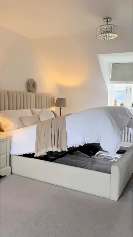 The Ava Bed with added gas lift ottoman storage is a MUST for your dream bedroom! 😍 @VANESSA 🥂 #storagebed #storageideas #newbuildhomes #newhome #luxurybed #bedroom #bed 