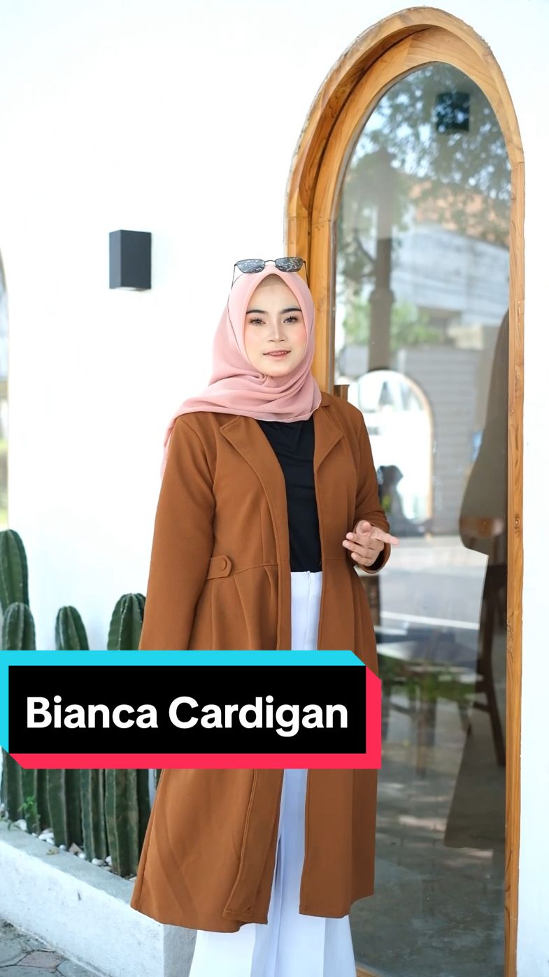 ⭐ Bianca Cardigan ⭐ Cardigan Panjang Wanita Long Blazer #belilokaltiktok #cardiganwanita  #blazerwanita #outer #belilokal #outerwanita #kardigan #fyp 