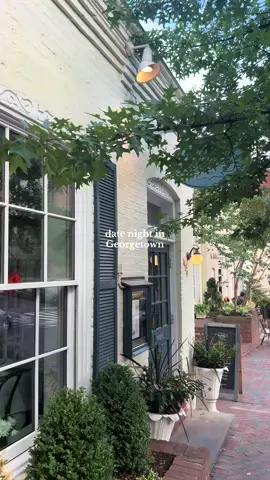date night dining al fresco 🍷 #georgetown #washingtondc #datenight 