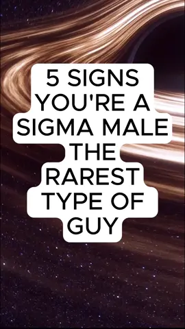 5 Signs you’re a sigma male, the rarest type of guy.  First and foremost, Sigma Males are natural lone wolves. They're comfortable in their own company and often choose solitude over social obligations. It's not that they can't socialize - they just prefer their own space.  Sigma Males also tend to avoid traditional social hierarchies. They don't feel the need to conform or fit into predetermined roles. They march to the beat of their own drum.  In social situations, Sigma Males are more likely to observe than to dominate the conversation. They're the strong, silent types who prefer to listen and gather information before speaking their mind.  Self-awareness is another key trait. Sigma Males have a deep understanding of their own motivations, strengths, and weaknesses. They're introspective and constantly seeking personal growth.  Finally, Sigma Males are guided by a strong moral compass. They have unshakeable personal values and ethics that they refuse to compromise, even in the face of social pressure.  How many of these do you relate to? Comment and let me know. #sigma #sigmamale #lonewolf #inspiration #motivation #daily