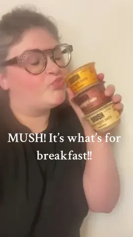 MUSH! It’s what’s for breakfast!Vanilla Bean, Dark Chocolate and Maple Cinnamon are my favorite! Snag them B1G1 at @Publix right now!! @MUSH Overnight Oats  #upgradedoatmeal #easyovernightoats #overnightoats