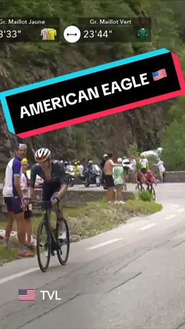 The American eagle flies 🦅 Matteo Jorgenson attacks in hopes of a stage victory 🤞 #letourdefrance #tdf2024 #cycling 